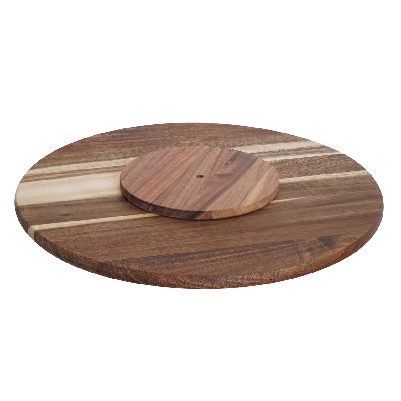 Platou rotativ, 40,5 cm, din lemn de acacia - Zokura - imagine 2