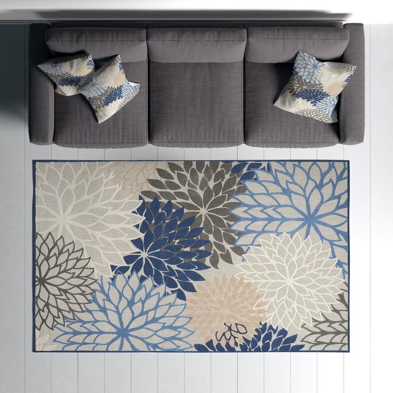 Covor, Woopamuk267, 180x280 cm, Bumbac/Poliester, Multicolor - view 2