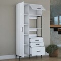Dulap multifunctional, Rani, JE112, 90x198.6x40 cm, PAL, Alb