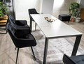 Scaun Lilia Velvet, Signal, 59x45x90 cm, catifea/otel, negru