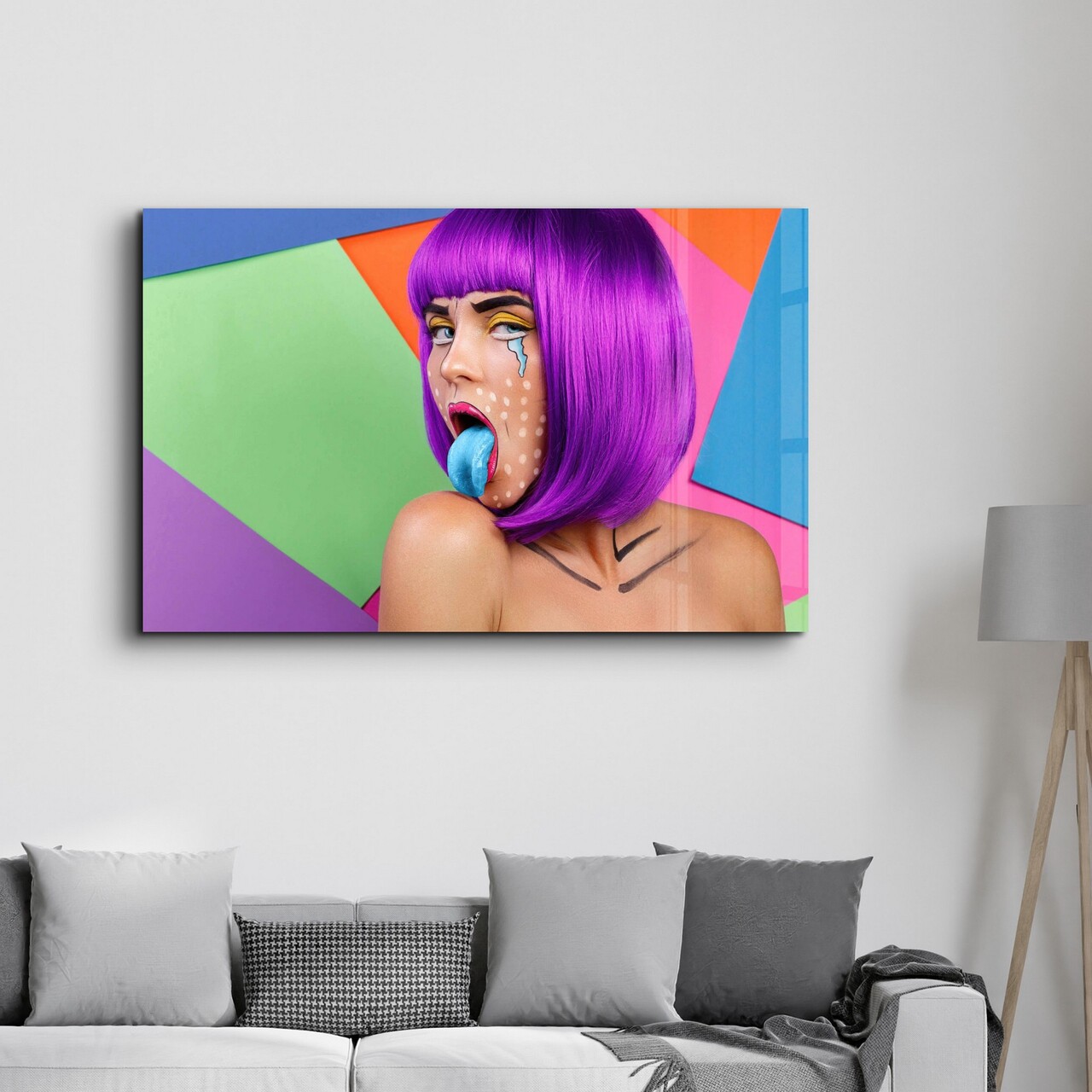 Tablou decorativ, SPR-1198, Dimensiuni: 46 x 72 cm, Multicolor - view 3