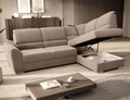 Coltar extensibil dreapta 3 locuri ELTAP, RT-20NU, Siber, 270x186x93 cm, lemn/poliester, maro deschis
