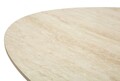 Masa dining Space, Mauro Ferretti, 180x90x73 cm, MDF/fier, crem/negru