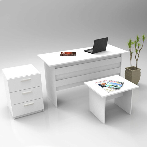 Set mobilier de birou, locelso, vo9, alb