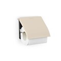 Suport hartie igienica, Brabantia, Soft Beige, 13.2x1.7x12.3 cm, otel, bej