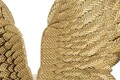 Set 2 decoratiuni de perete, Wings Beauty, Mauro Ferretti, 37 x 100 cm, fier, auriu