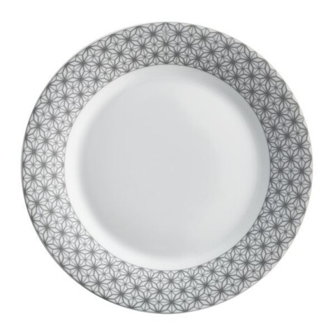 Farfurie intinsa galaxy, ambition, 23.5 cm, portelan, gri