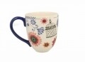 Cana Jumbo Lowicz, Duo, 810 ml, ceramica, multicolor
