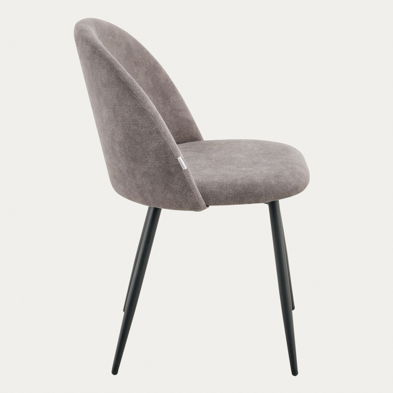 Scaun Fiora, Homla, 56x49x80 cm, metal/poliester, gri - view 3