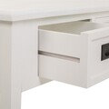 Masuta de cafea cu 4 sertare Creaciones Meng,  80x80x50 cm, lemn de brad/MDF