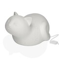 Lampa de masa Cat, Versa, 23.5 x 16.3 x 13.5 cm, 1 x E14, portelan