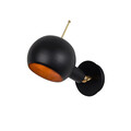 Aplica de perete, Alby, 527ABY3141, Fier, Negru/Cupru