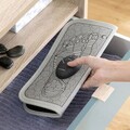 Aparat de masaj electrostimulator pentru talpi si picioare Foosage, InnovaGoods, cu baterii, 31 x 29 cm, gri/negru