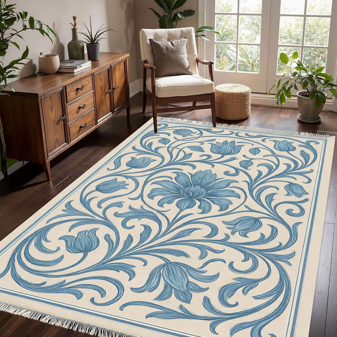 Covor, 328, 120x180 cm, Bumbac, Multicolor — imaginea 3