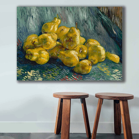 Tablou decorativ, 70100VANGOGH024, Canvas, Lemn, Multicolor