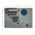 Tablou decorativ, 70100KANDINSKY015, Canvas, Lemn, Multicolor