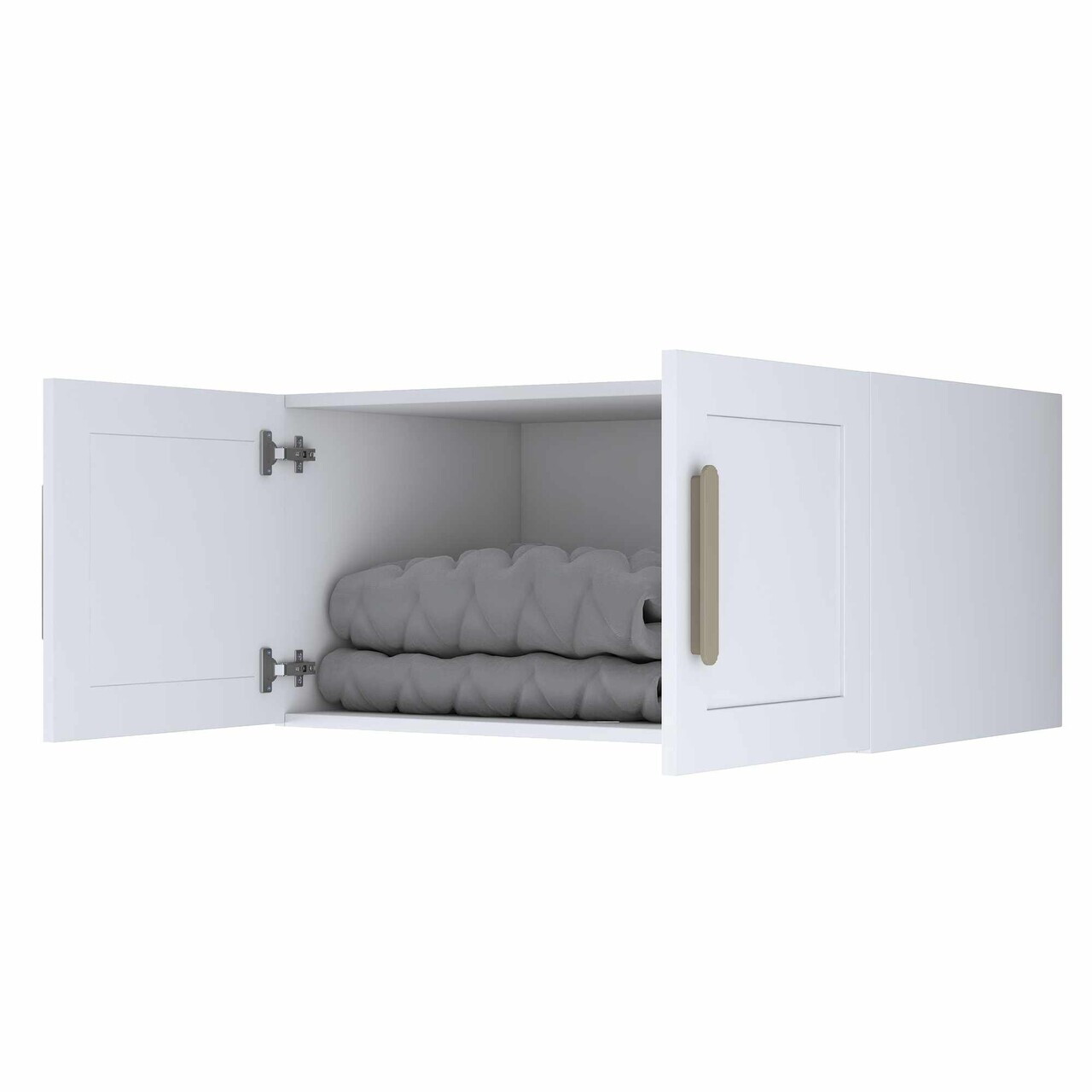 Dulap pentru haine, Hanah Home, BA263, 90x45x57.5 cm, Alb — imaginea 5