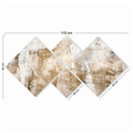 Set 4 tablouri decorative, 4MDF575995, MDF, Imprimat UV, Multicolor