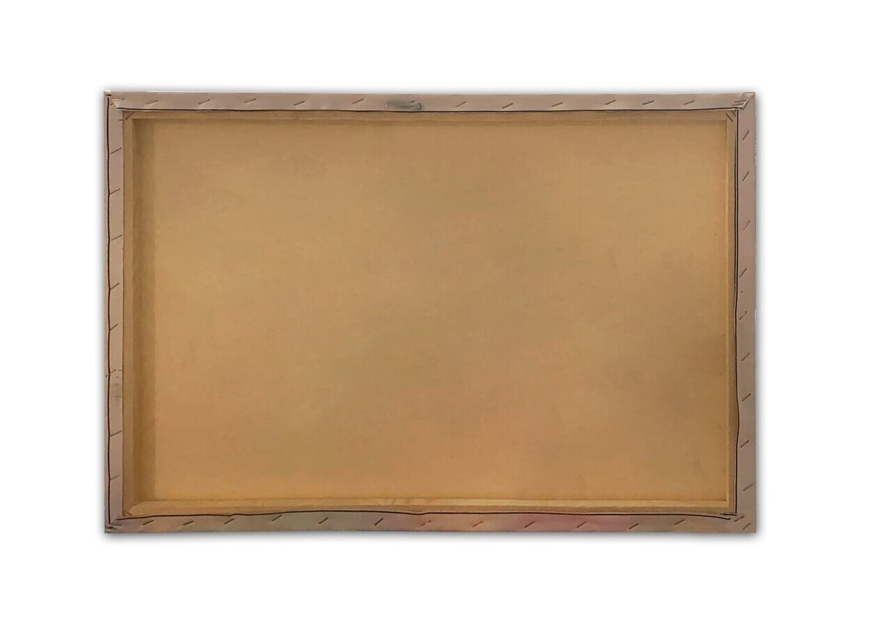 Tablou decorativ, Kanvas Tablo (50 x 70), Canvas, Rama din lemn (grosime 3 cm), Multicolor — imaginea 6