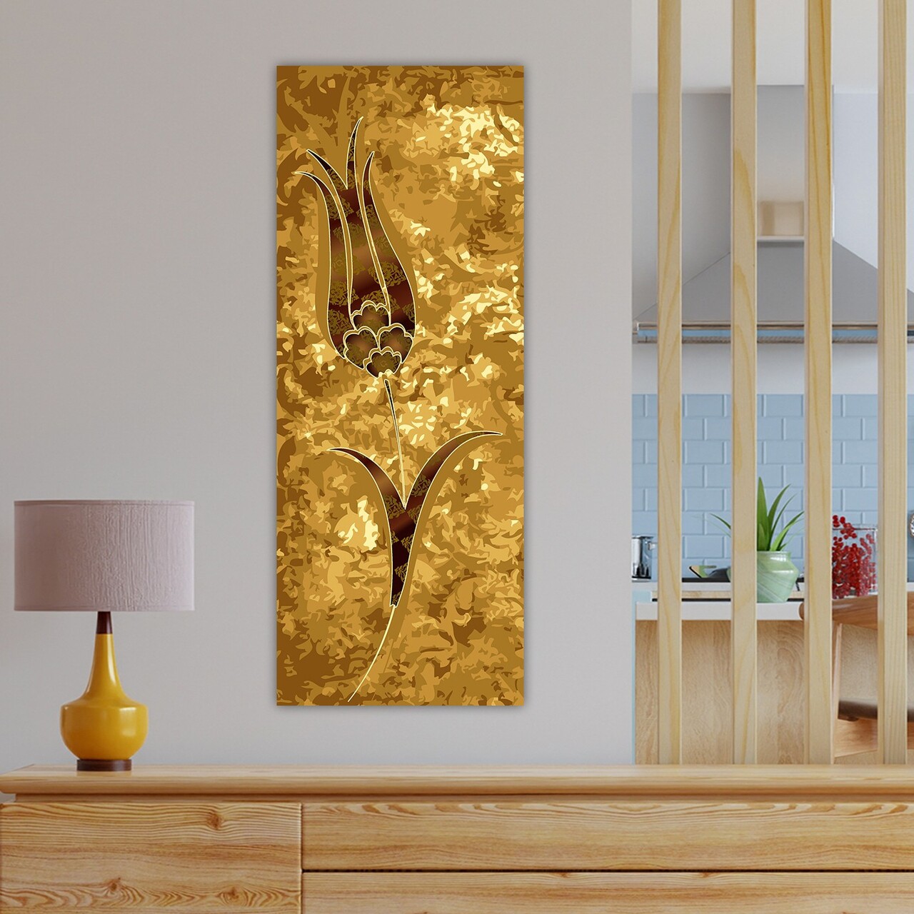 Tablou decorativ DKY225956820_3080 30 x 80 cm Multicolor