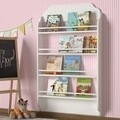 Biblioteca Montessori, Tera Home, 80x12x120 cm, alb