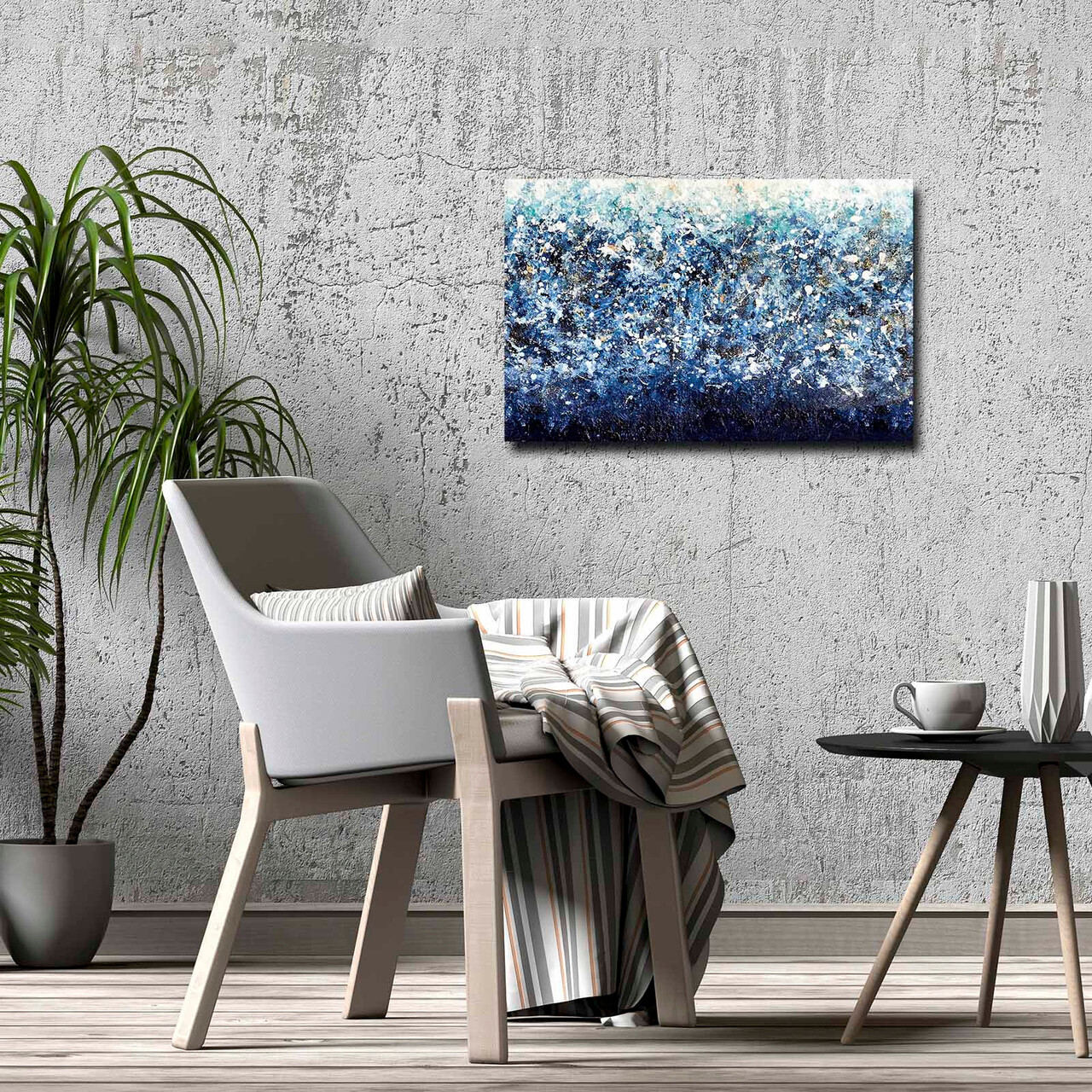 Tablou decorativ, 4570ABSC, Lemn, Multicolor - view 2