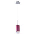 Lustra, Lightric, 414LRC1499, Corp din sticla, Fucsia