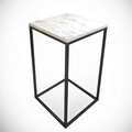 Masuta, Comforty, Pure, 35x62x35 cm, Alb/Negru