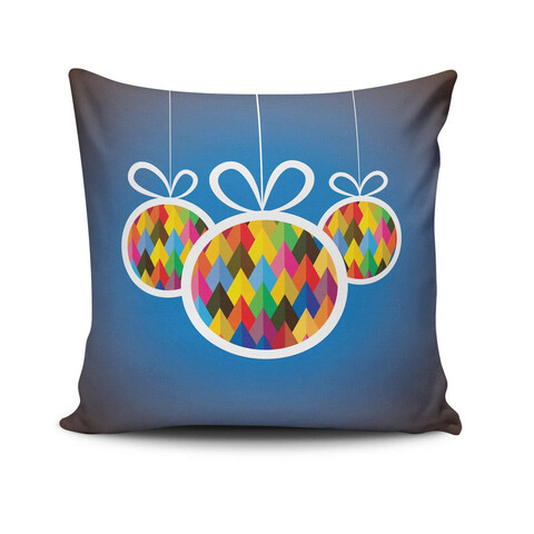 Perna, noelkrlnt-3, 43x43 cm, 50% bumbac / 50% poliester, multicolor
