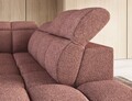 Coltar extensibil dreapta 4 locuri ELTAP, RT-24PAO, Falconn, 258x208x107 cm, lemn/poliester, roz inchis