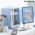 Mini frigider pentru produse cosmetice Kulco InnovaGoods, 48W, albastru
