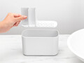Organizator pentru accesorii baie, Brabantia, Caddy White, 19.5x9.8x11 cm, polipropilena, alb