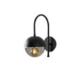 Aplica de perete, Tatum, 584TTM1972, Metal, Negru / Fume