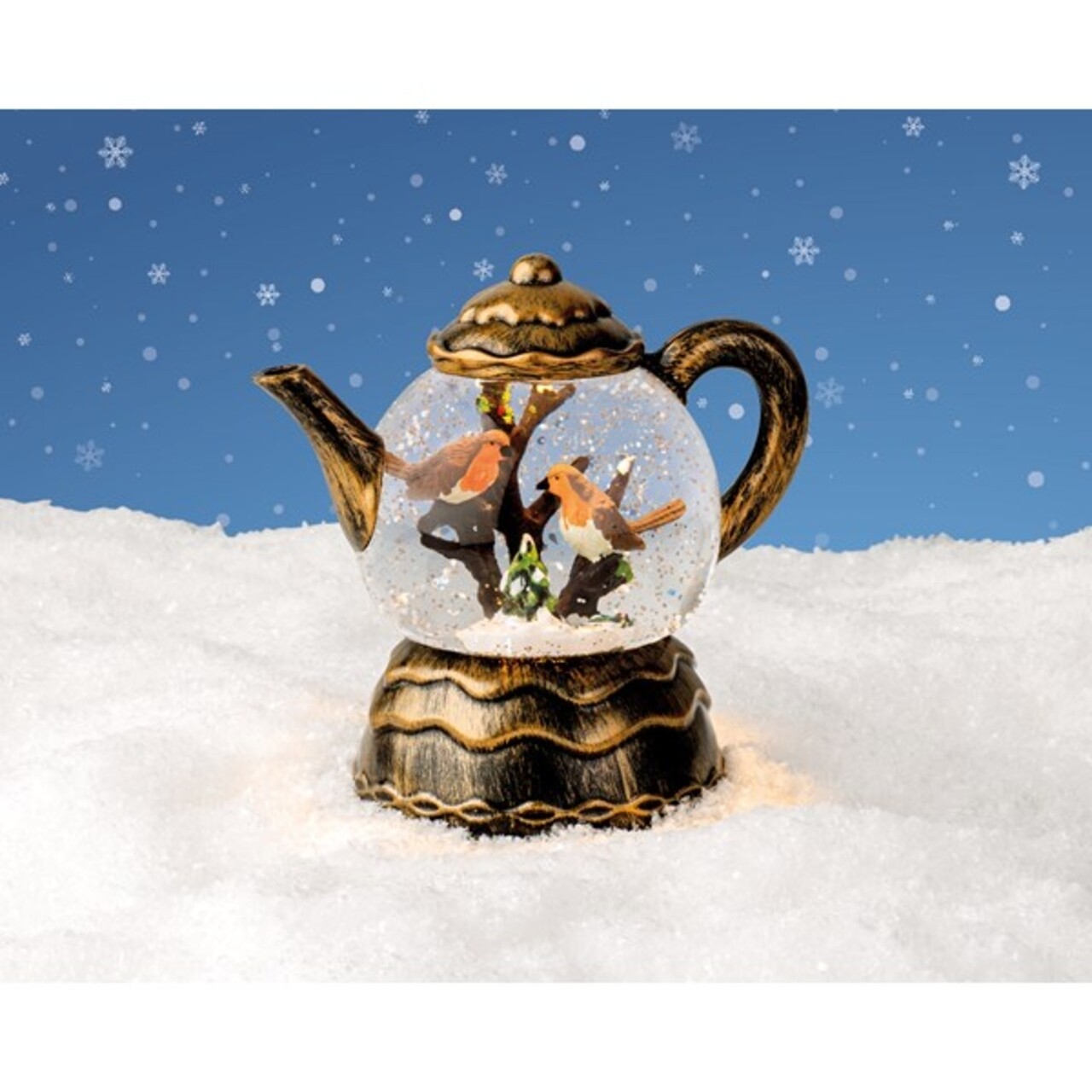 Decoratiune luminoasa Teapot, Lumineo, 18x18 cm, 2 LED-uri, multicolor - 1 | YEO