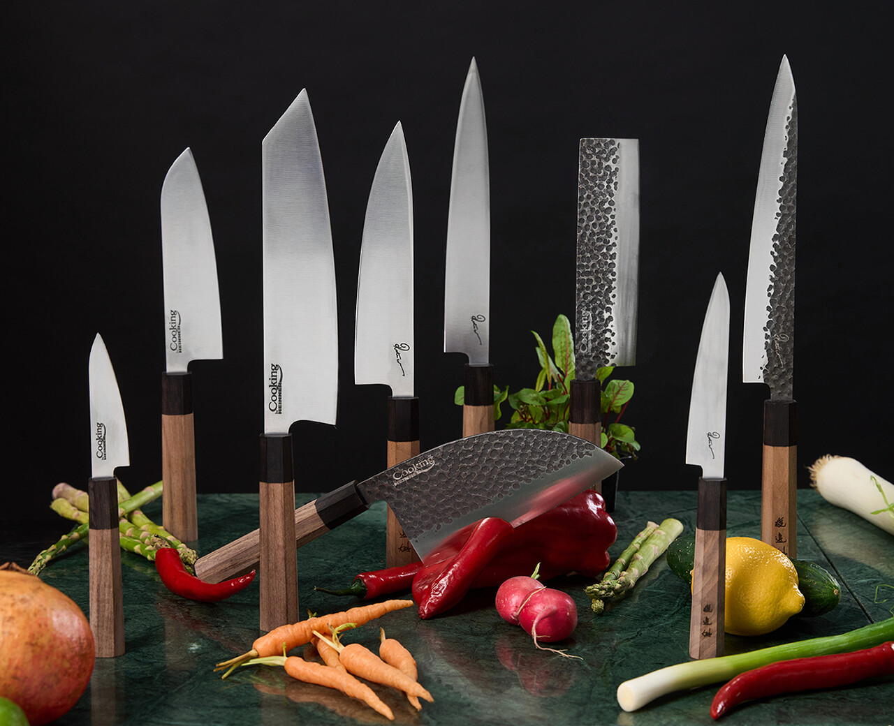 Satar, Samurai Gourmet by Rikito Watanabe si Cooking by Heinner, 17 cm, inox/lemn, maro - imagine 11