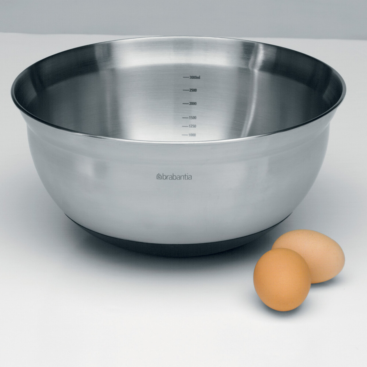 Bol pentru mixat, Brabantia, Matt, 26.2x12.6 cm, 3 L, inox, argintiu mat - 2 | YEO