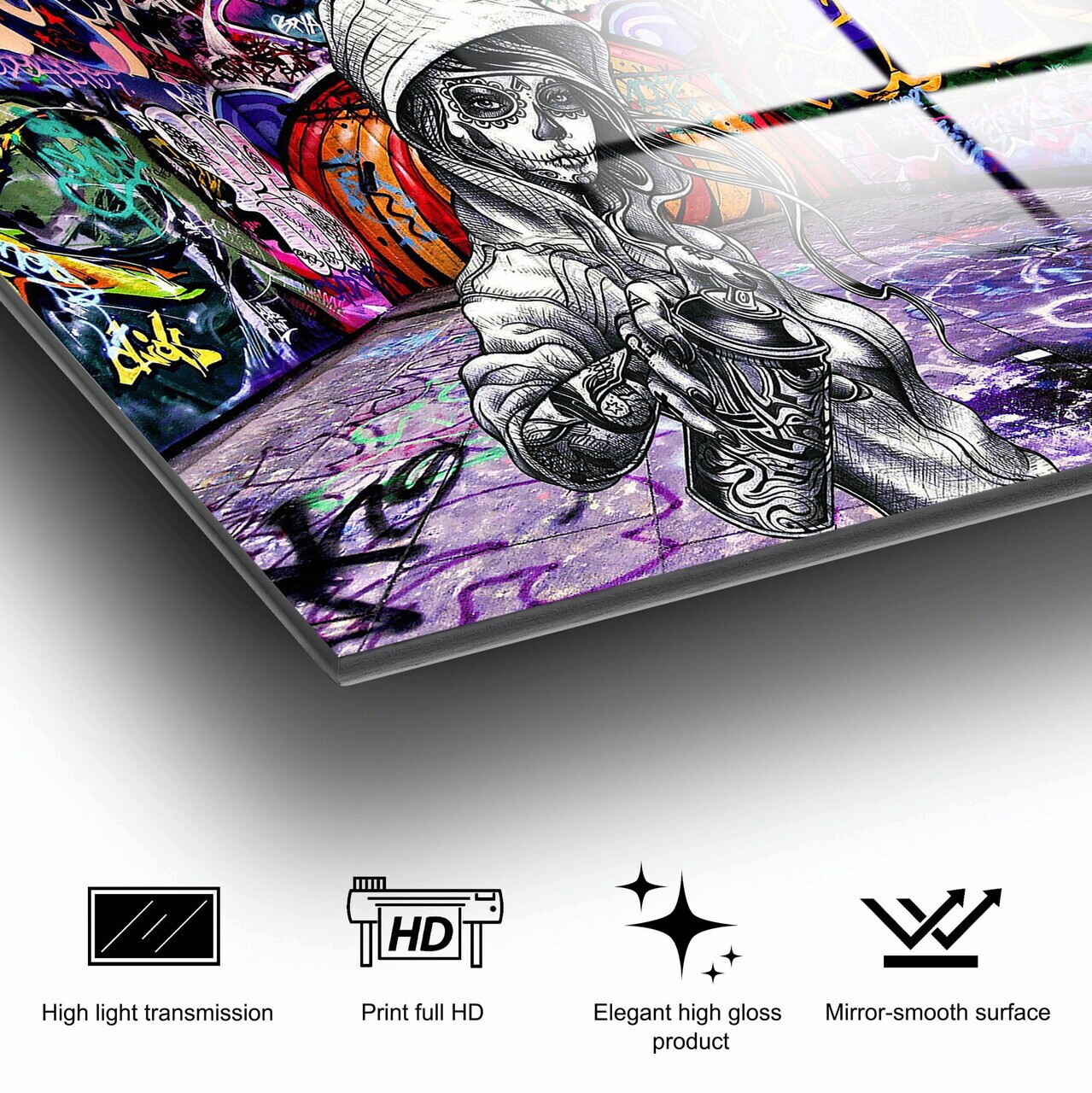 Tablou decorativ, UV-786 70 x 100, 70 x 100 cm, Multicolor — imaginea 9