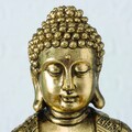 Decoratiune Buddha Jarven V1, Boltze, 20x17x30 cm polirasina