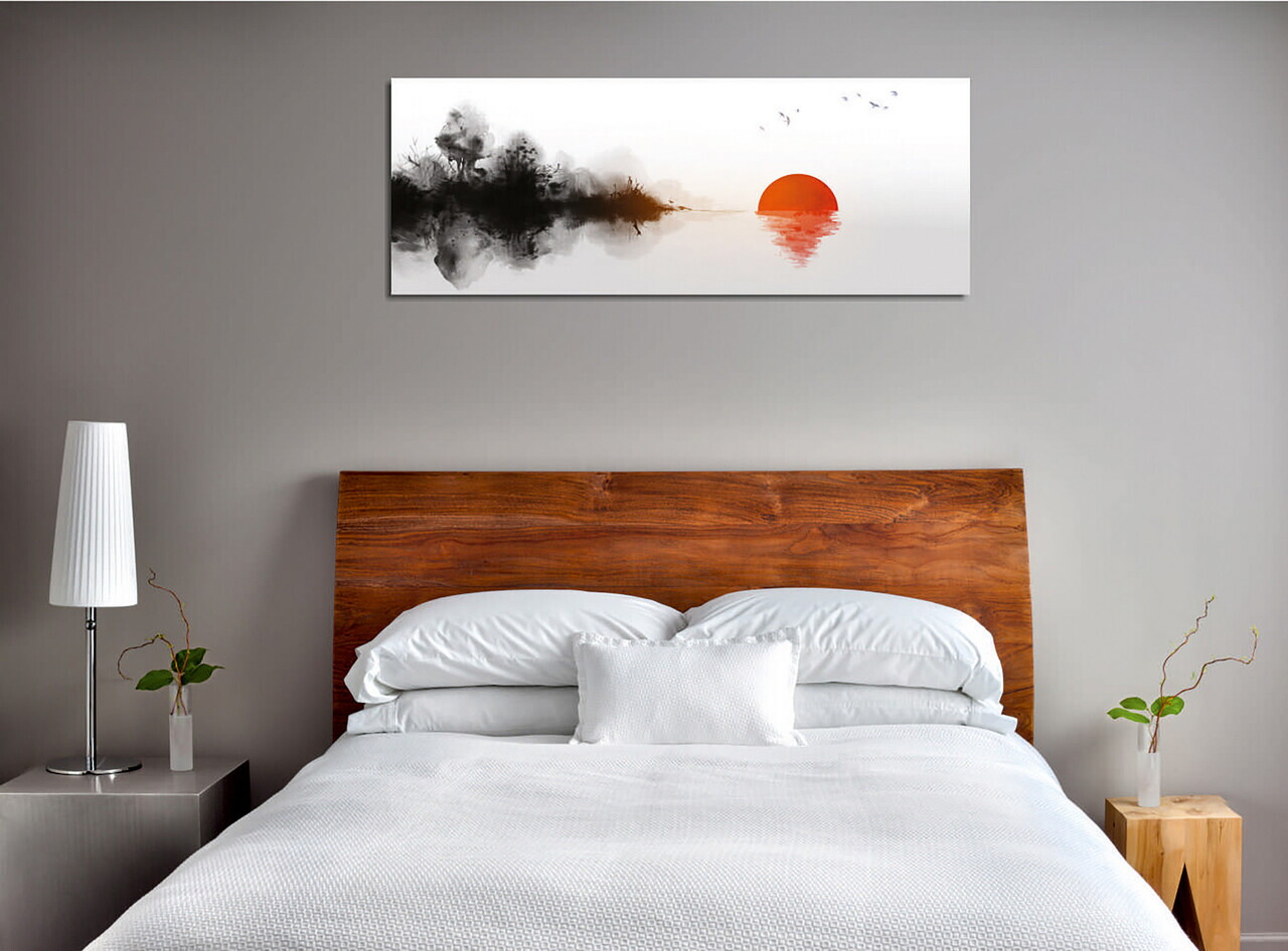 Tablou decorativ, PC272, 60% bumbac/40% poliester, Rama de lemn, Multicolor — imaginea 2