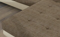 Coltar extensibil dreapta 4 locuri ELTAP, Armd-02, Armando, 289x203x85 cm, lemn/poliester, bej/bej deschis