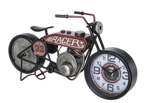 Ceas de masa Charles Motorcycle, Bizzotto, 40×11.5×21 cm, otel