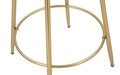Masuta de bar Circle, Mauro Ferretti, Ø 60x105 cm, fier, auriu