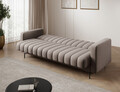 Canapea extensibila 3 locuri ELTAP, Roneyy, 212x89x86 cm, lemn/poliester, bej inchis