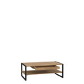Masuta de cafea Heusden, Bedora, 110x60x40 cm, PAL, stejar/negru