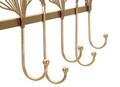 Cuier 7 Leaves, Mauro Ferretti, 49.5x26.3 cm, fier, auriu