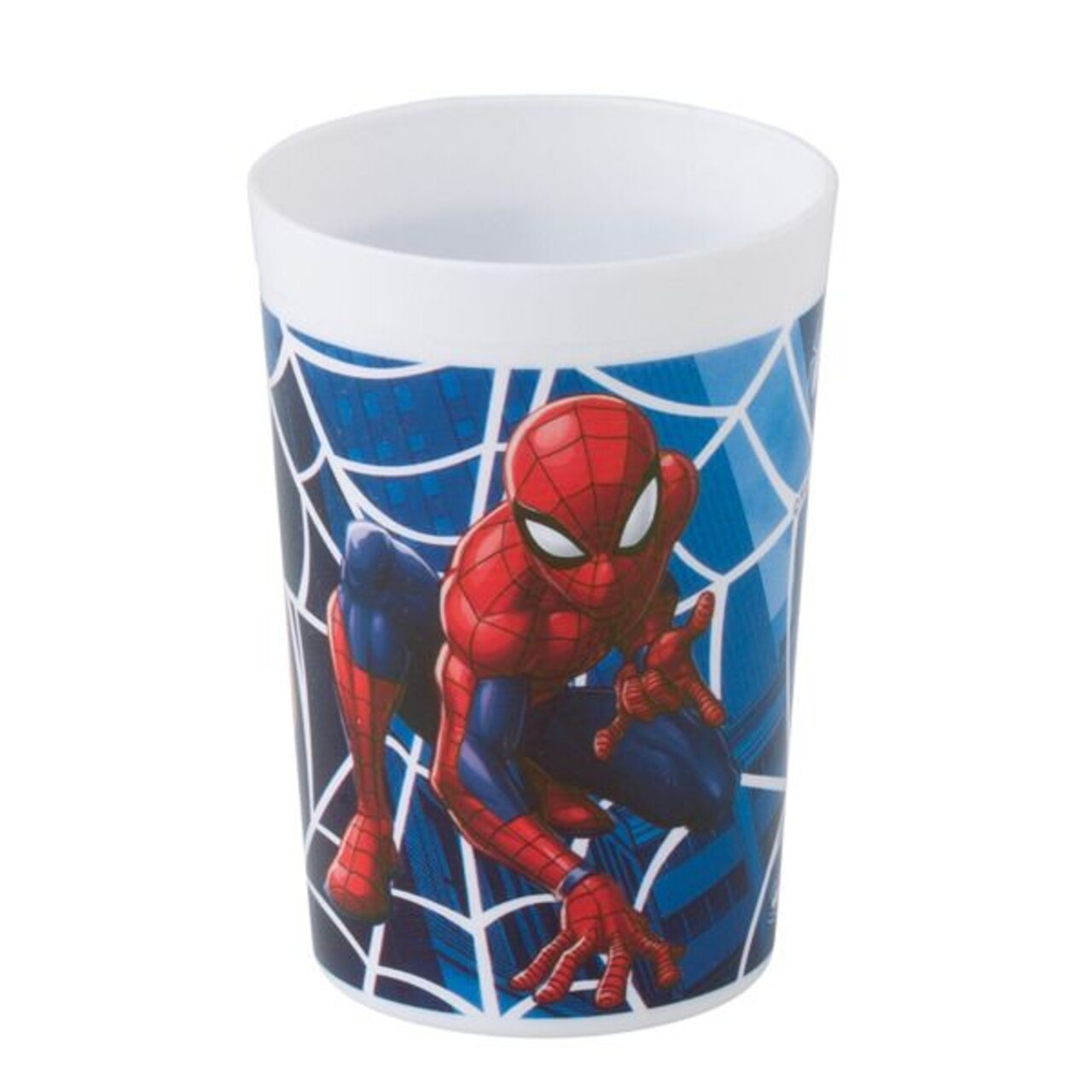Set 3 Piese Mic Dejun Spiderman, Marvel, Plastic, Albastru