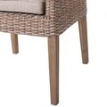 Scaun pentru gradina Patsy, 58 x 63 x 86 cm, ratan sintetic, natural