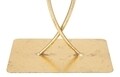 Decoratiune Leaf Glam, Mauro Ferretti, 35 x 11.5 x 44 cm, fier, auriu