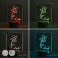 Panou de mesaje si notite cu LED Lemo, InnovaGoods, RGB, USB, 15 x 9.5 x 19 cm