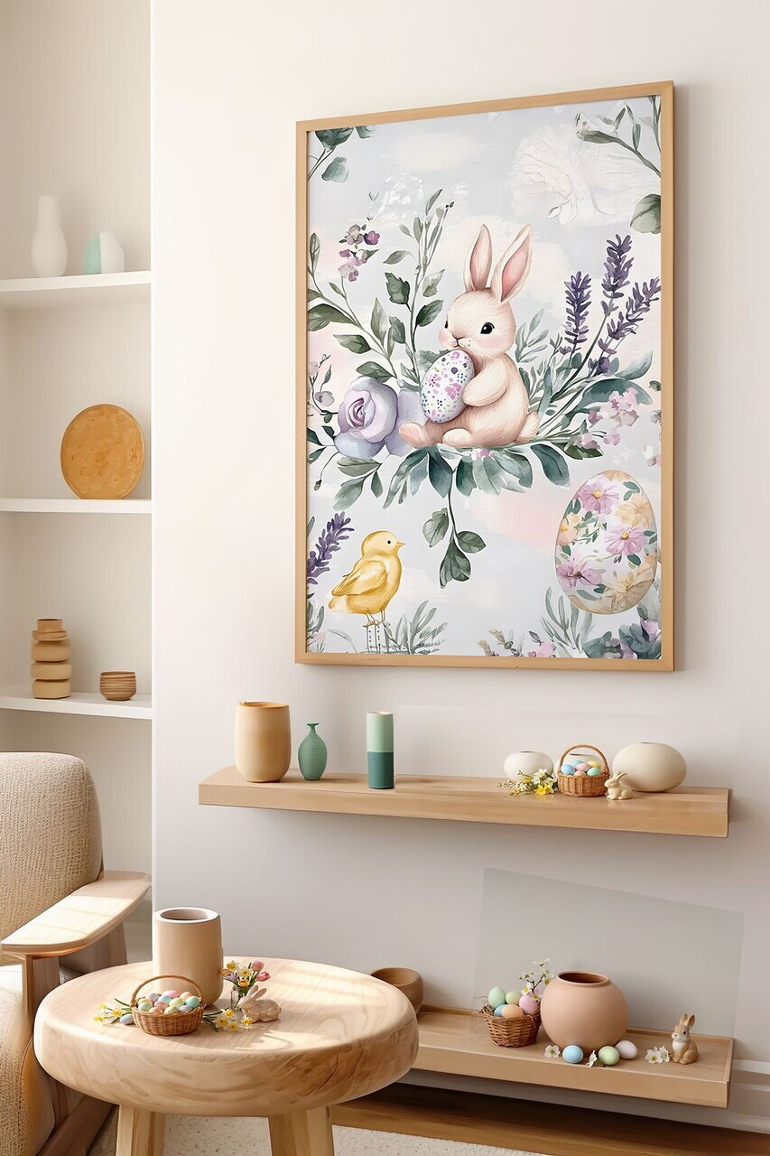 Tablou decorativ, Arteastermodel12-3348, MDF, Multicolor